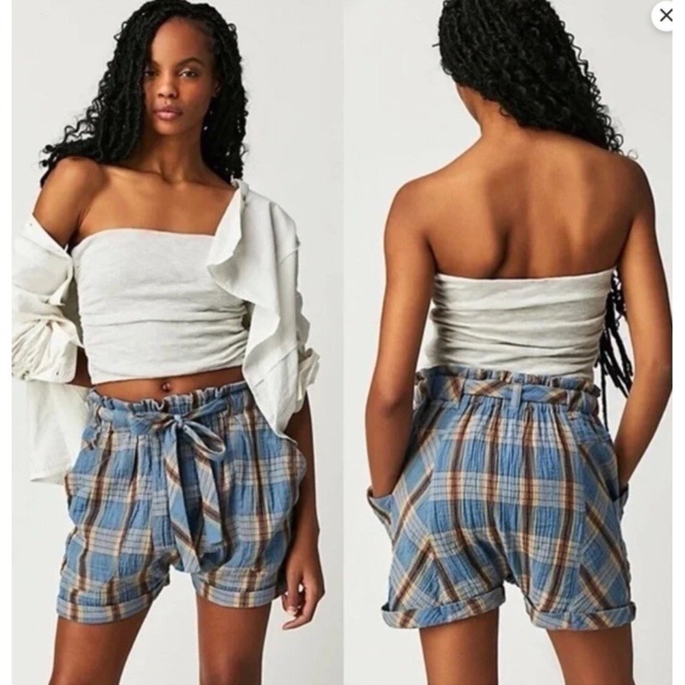 Free People Las Palmas Sailor Shorts Harem Size XS Boho Hippie Granola Gorp Soft